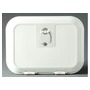 White locker w/lid 280 x 180 mm A-front